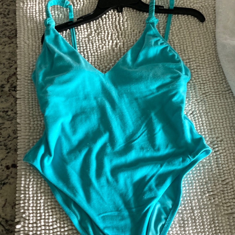 Sanctuary Blue Bodysuit with Spaghetti Straps